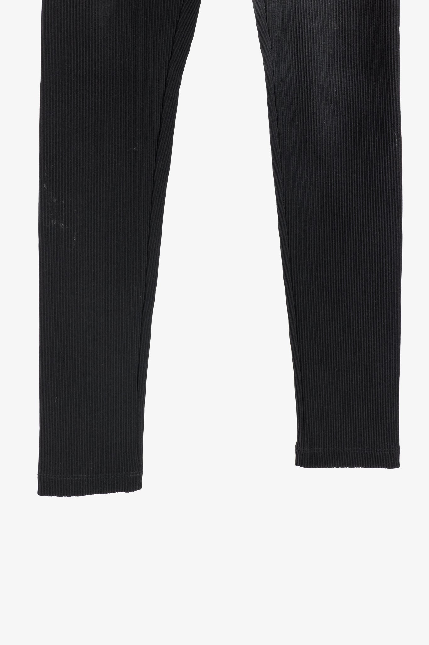 Off-White AW/18 Black Logo-Waistband Ribbed Leggings