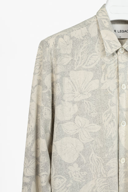 Our Legacy SS15 Six Reversed Fireflowers Silk Buttoned Shirt