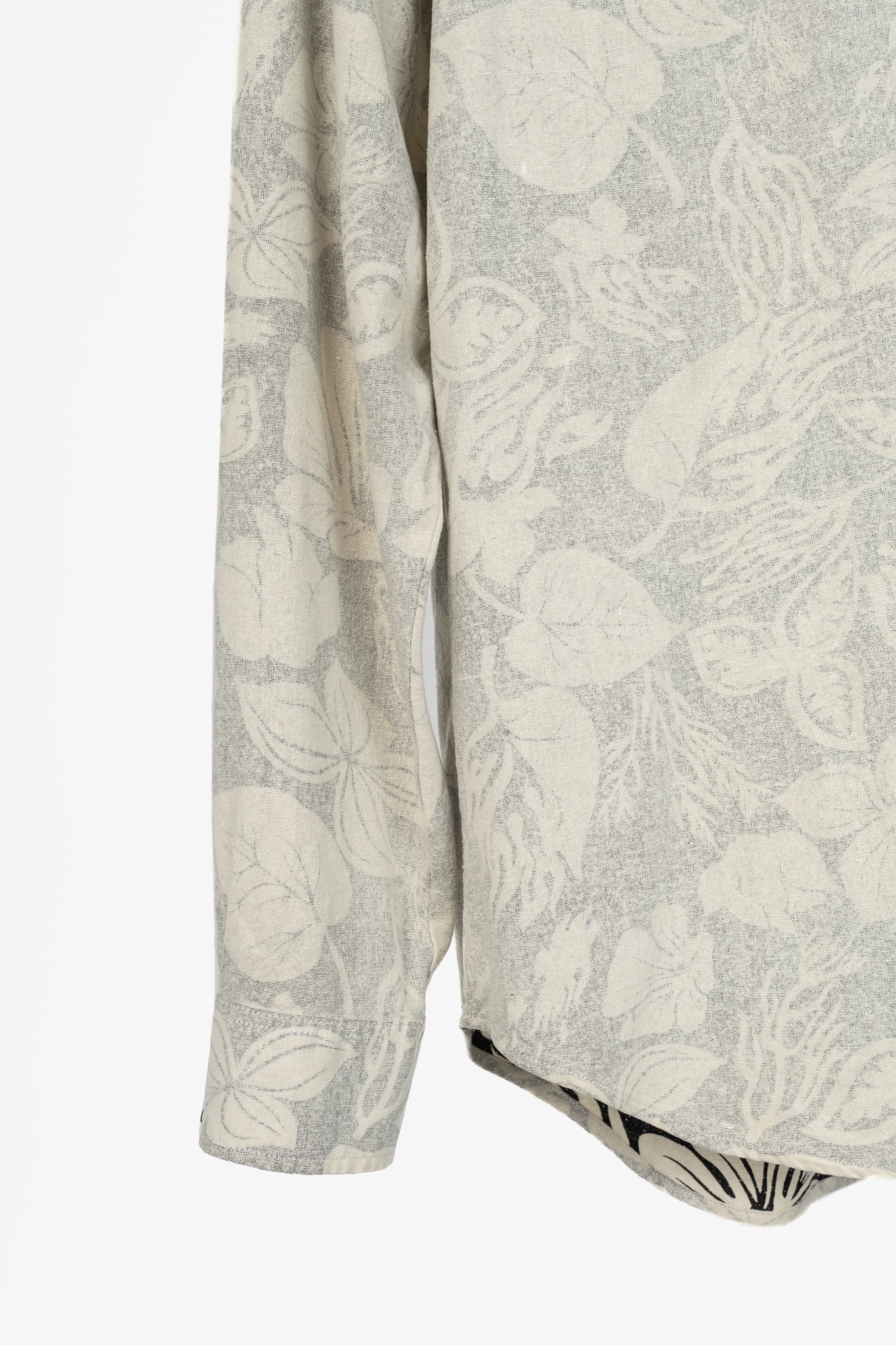 Our Legacy SS15 Six Reversed Fireflowers Silk Buttoned Shirt