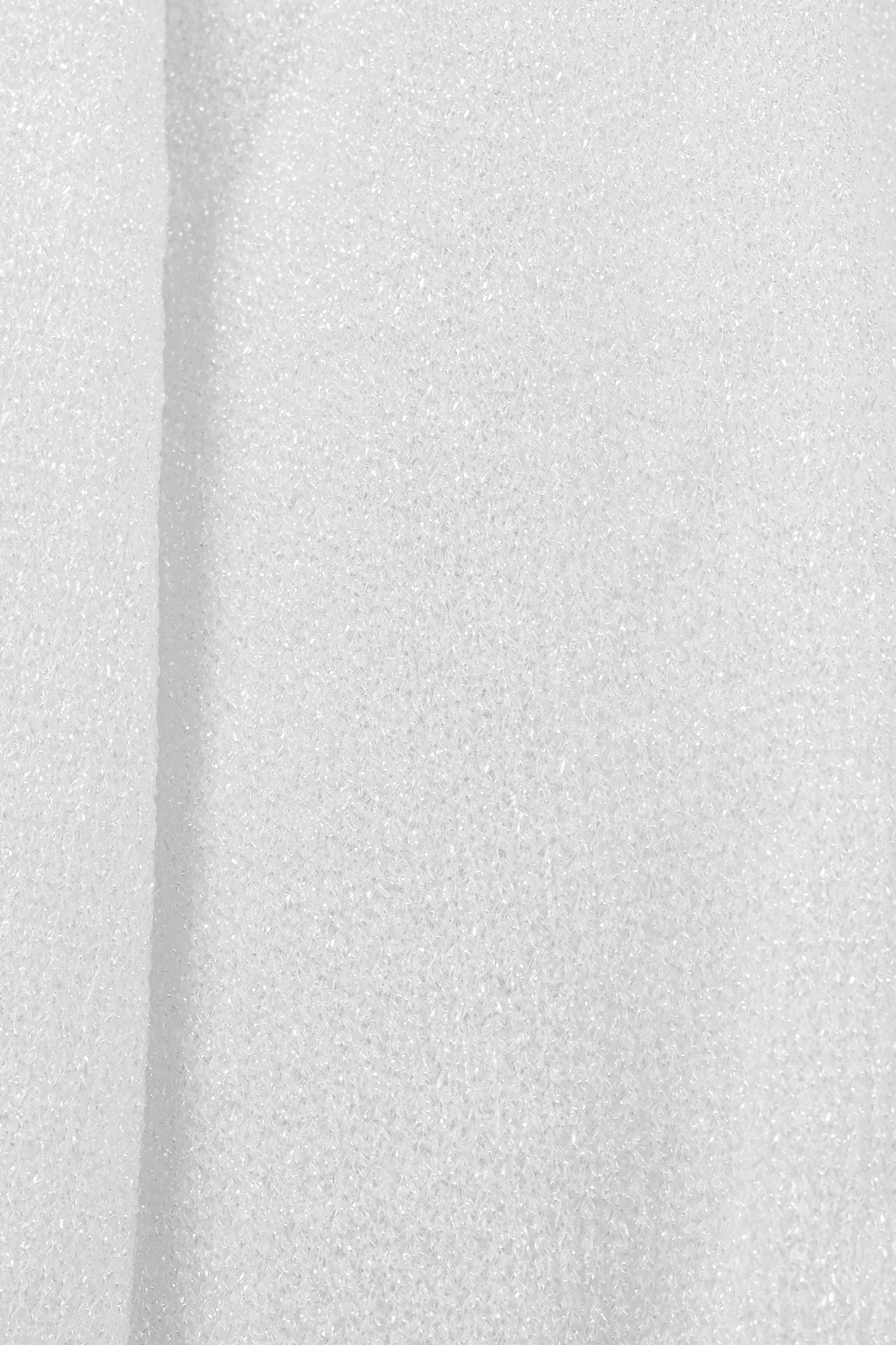 Our Legacy White Transparent Bubble Knit V-Neck Raglan Sweater