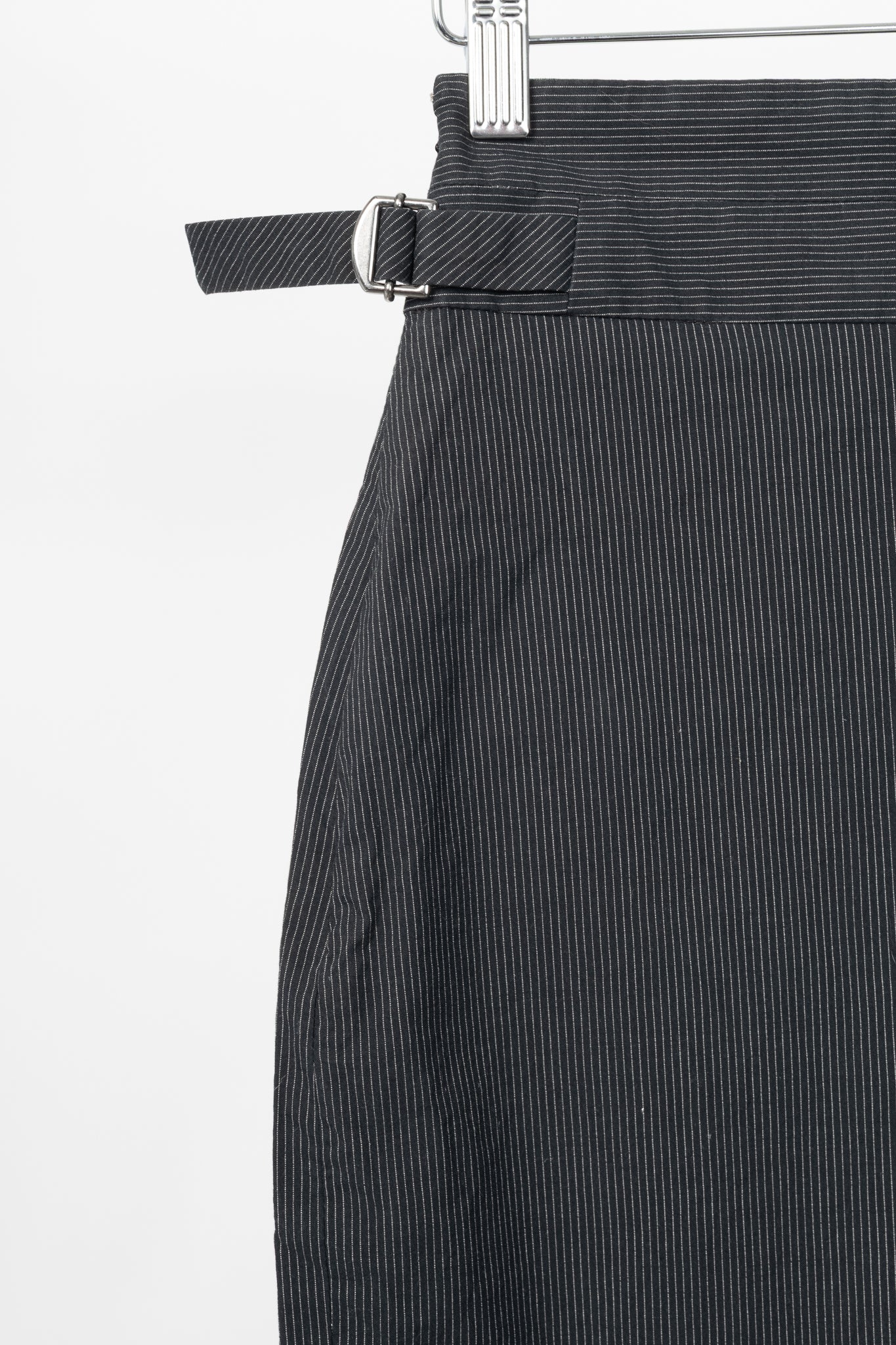 Paul Smith Black Label Charcoal Pinstripe Pencil Skirt