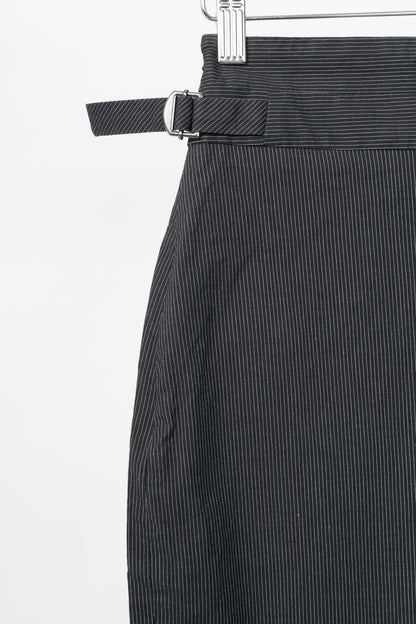 Paul Smith Black Label Charcoal Pinstripe Pencil Skirt