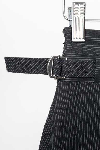 Paul Smith Black Label Charcoal Pinstripe Pencil Skirt