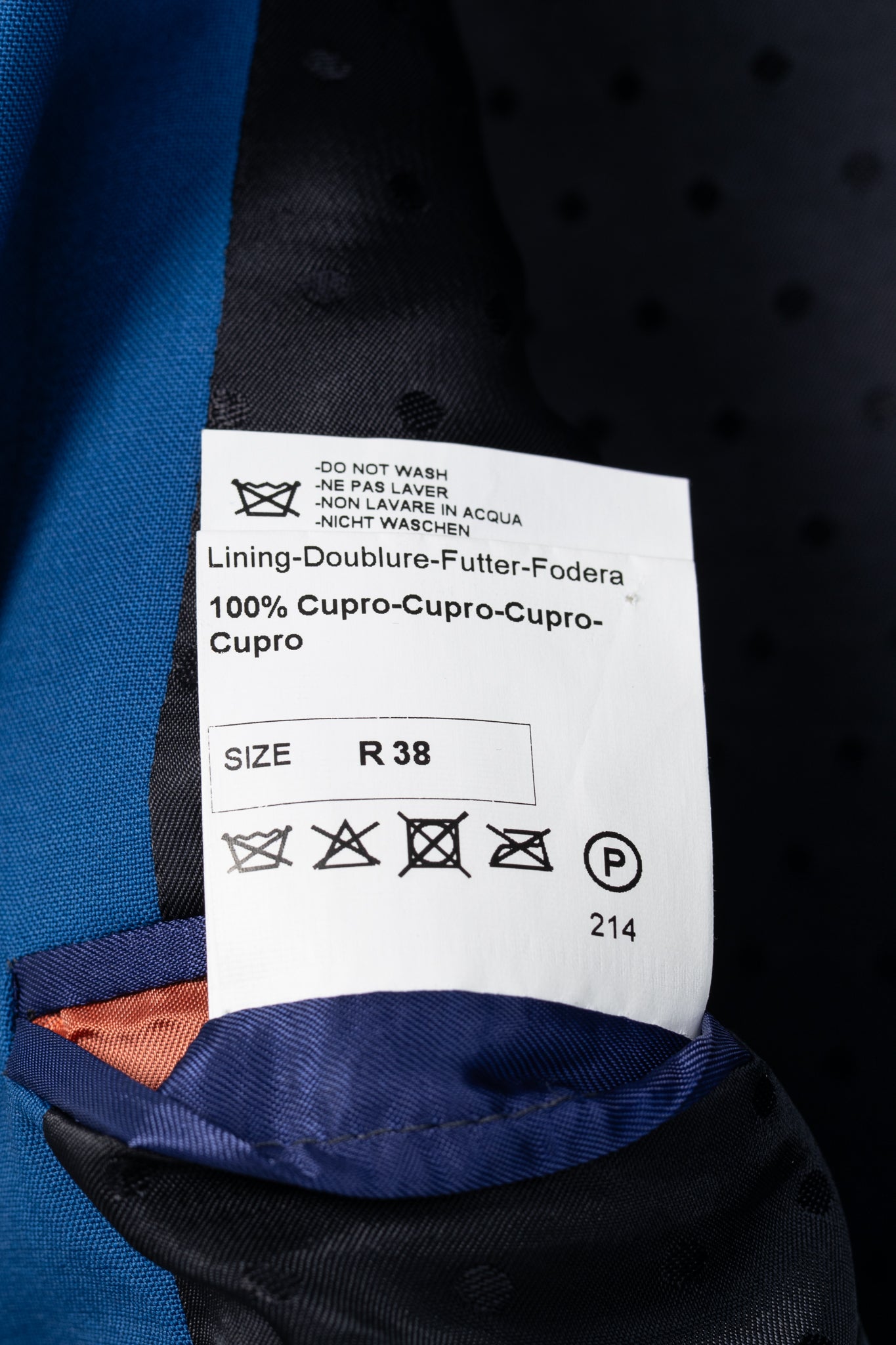Paul Smith Cobalt-Blue Wool & Mohair Single-Breasted Blazer