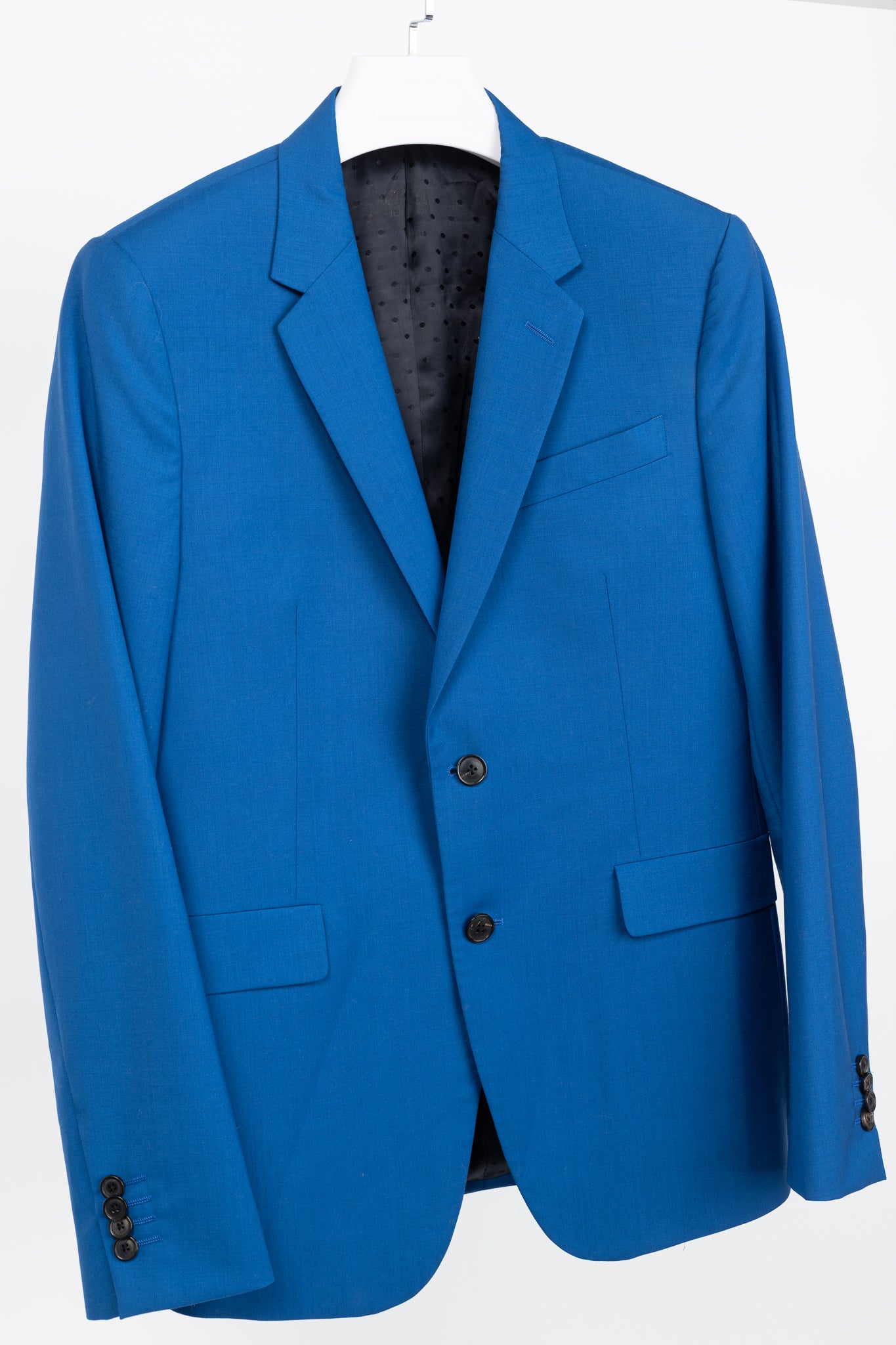 Paul Smith Cobalt-Blue Wool & Mohair Single-Breasted Blazer