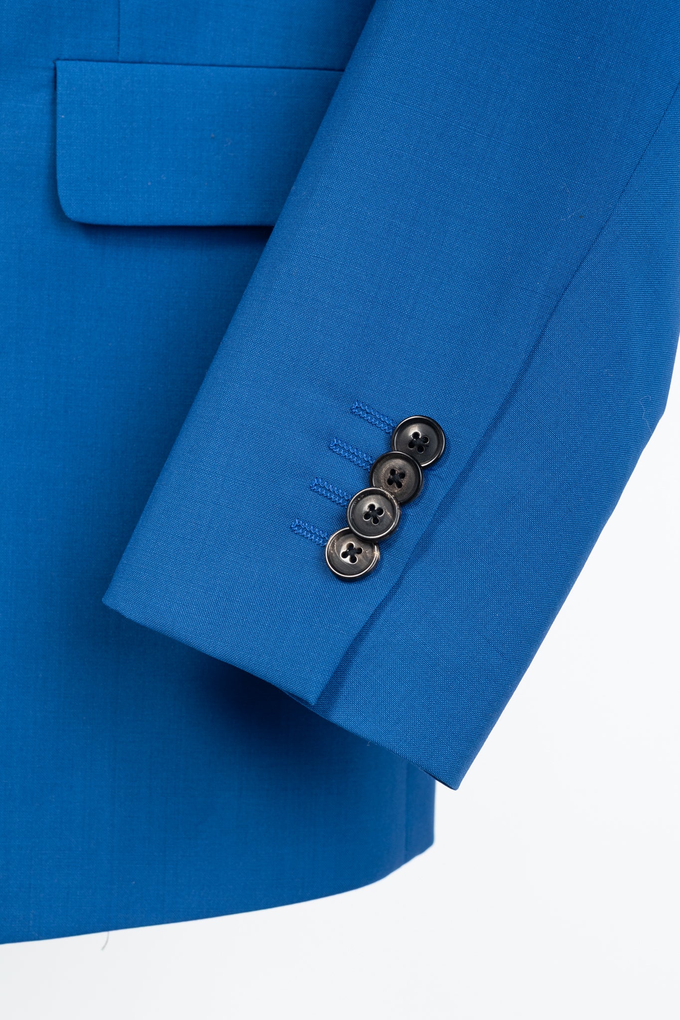 Paul Smith Cobalt-Blue Wool & Mohair Single-Breasted Blazer
