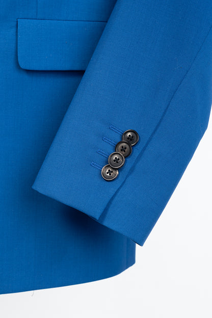 Paul Smith Cobalt-Blue Wool & Mohair Single-Breasted Blazer