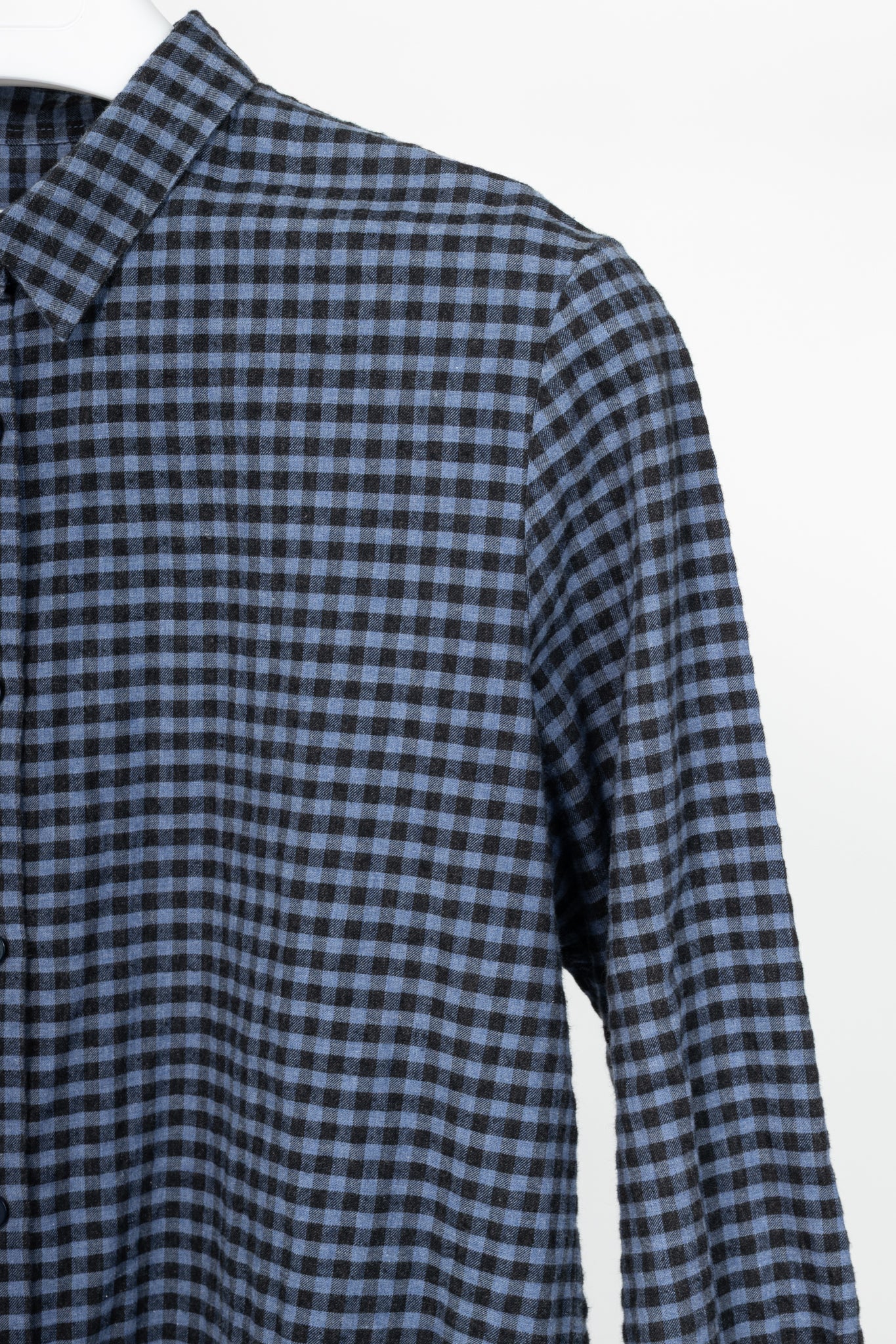 Paul by Paul Smith Blue Plaid Cotton-Flannel Buttoned Shirt