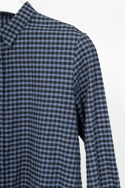 Paul by Paul Smith Blue Plaid Cotton-Flannel Buttoned Shirt