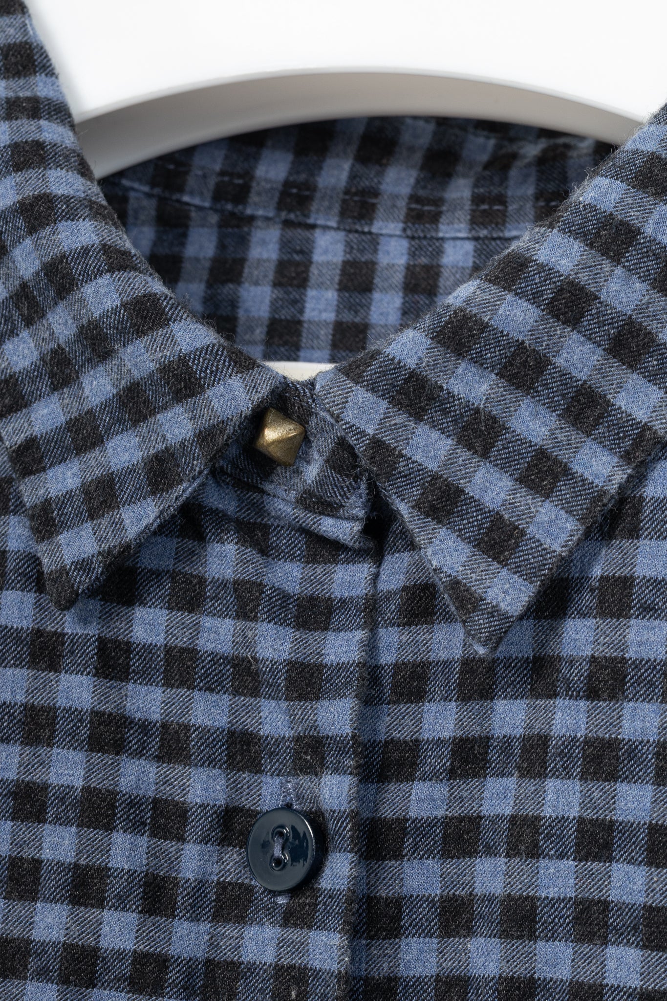 Paul by Paul Smith Blue Plaid Cotton-Flannel Buttoned Shirt