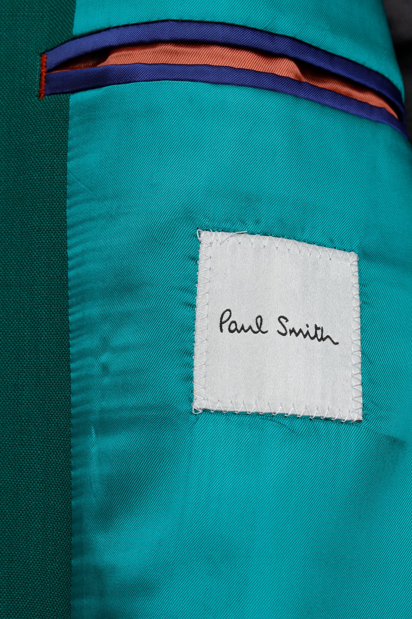 Paul Smith Green Suiting Blazer Jacket Double Vent