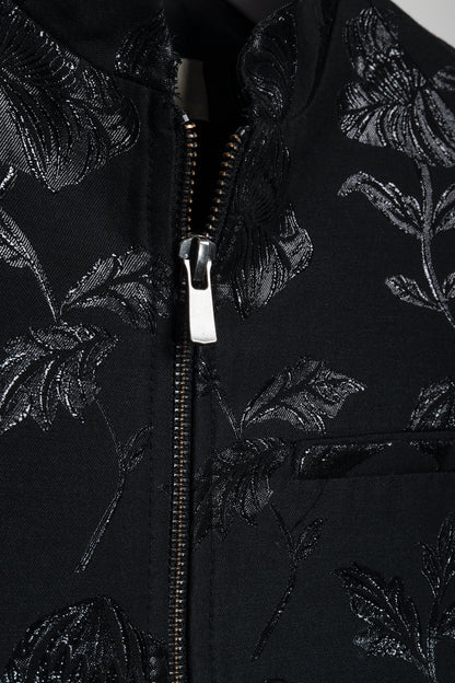 Paul & Joe Black Floral Bomber