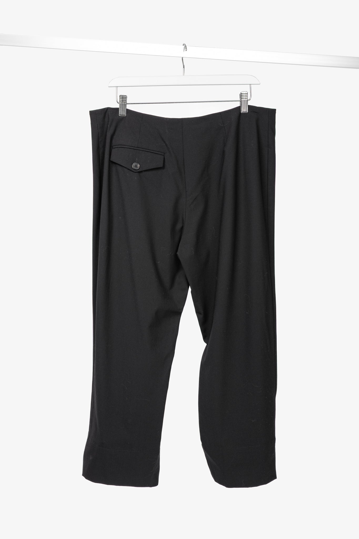 Peter O. Mahler Black Stretch Crepe Capris