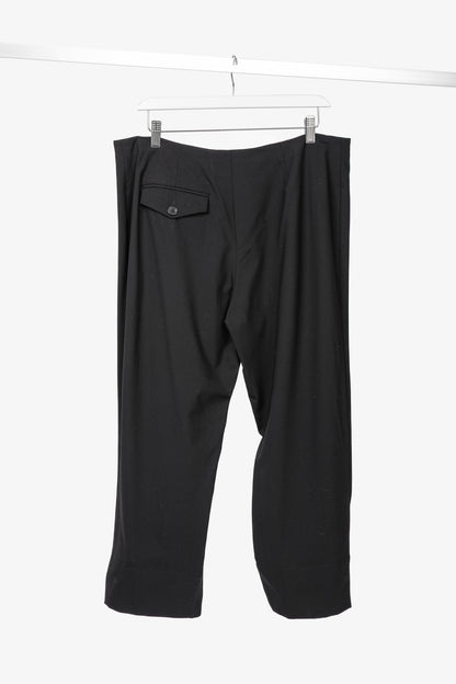 Peter O. Mahler Black Stretch Crepe Capris