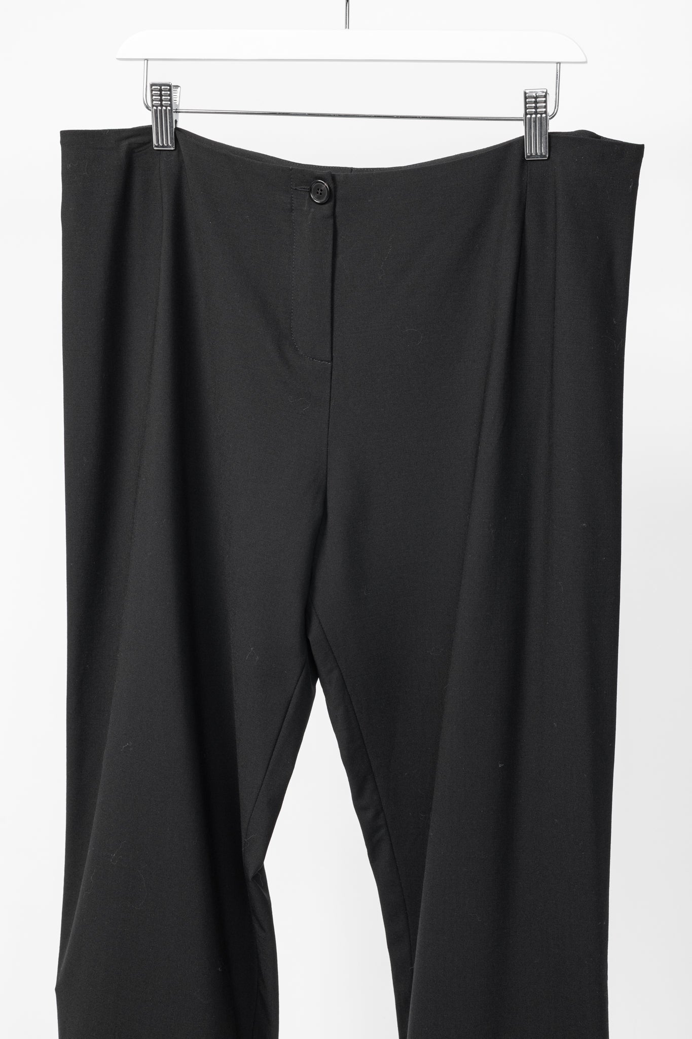 Peter O. Mahler Black Stretch Crepe Capris