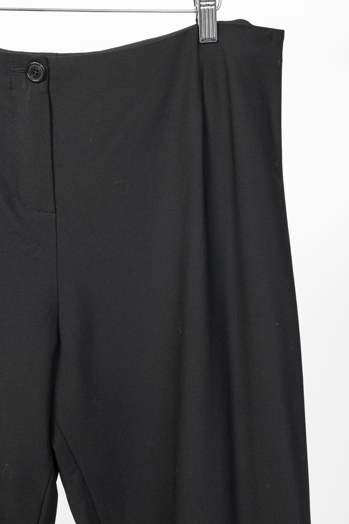 Peter O. Mahler Black Stretch Crepe Capris