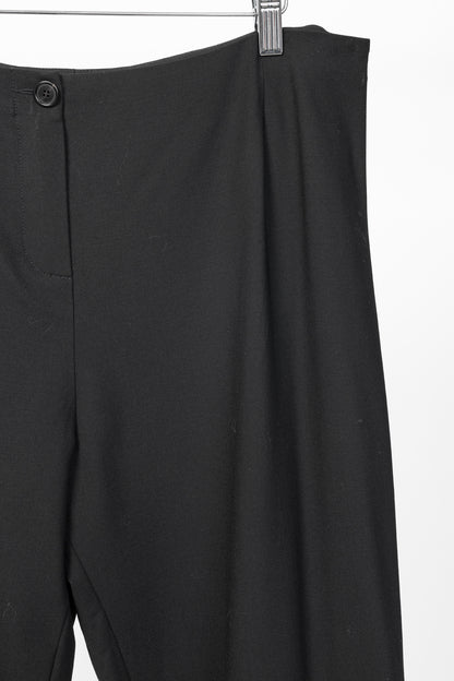 Peter O. Mahler Black Stretch Crepe Capris