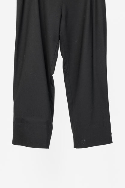 Peter O. Mahler Black Stretch Crepe Capris