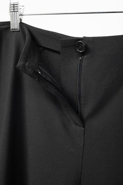 Peter O. Mahler Black Stretch Crepe Capris