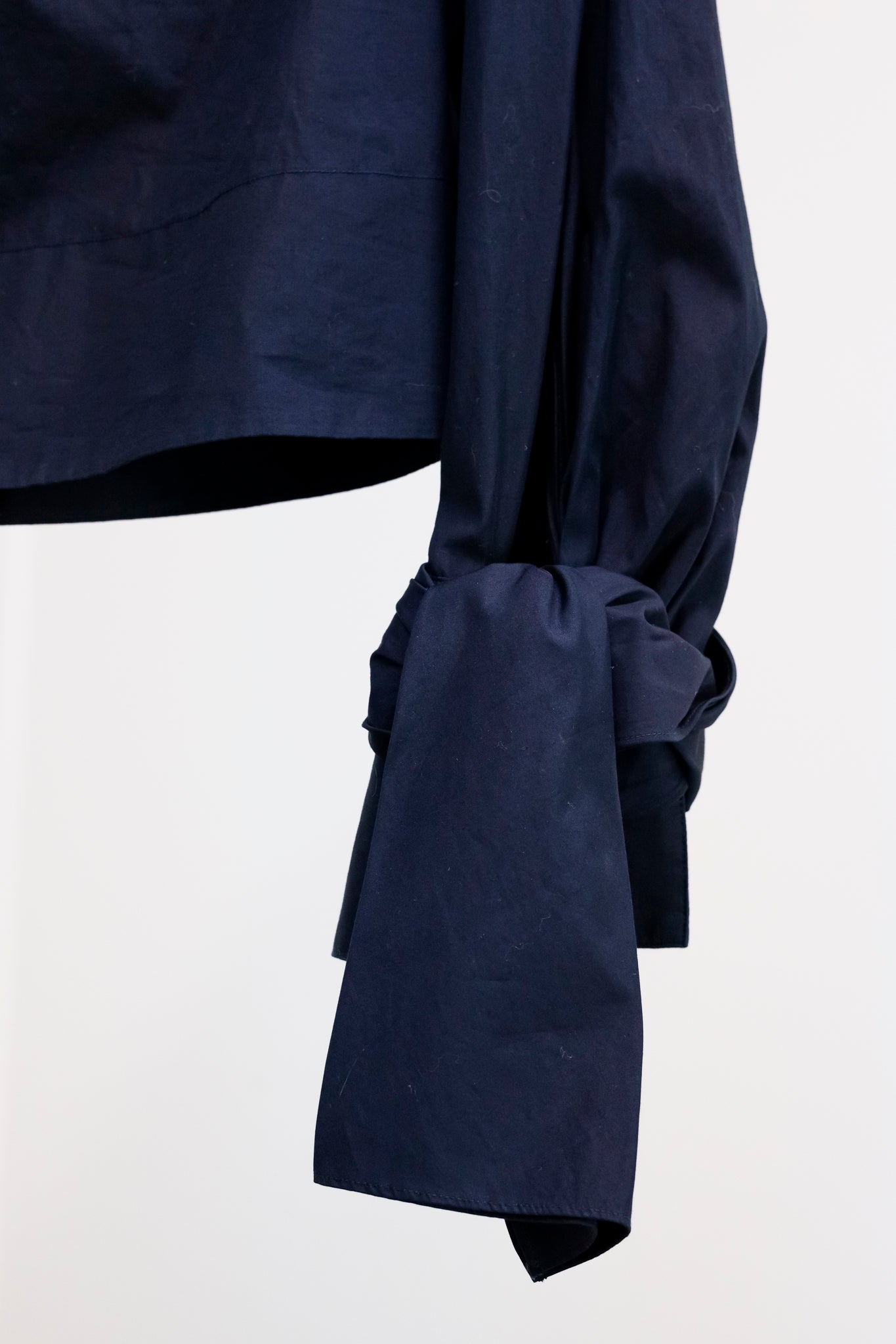 Phillip Lim Navy Blue Cropped Blouse