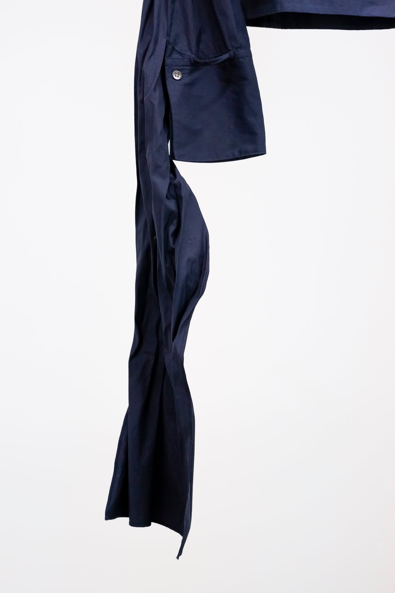 Phillip Lim Navy Blue Cropped Blouse