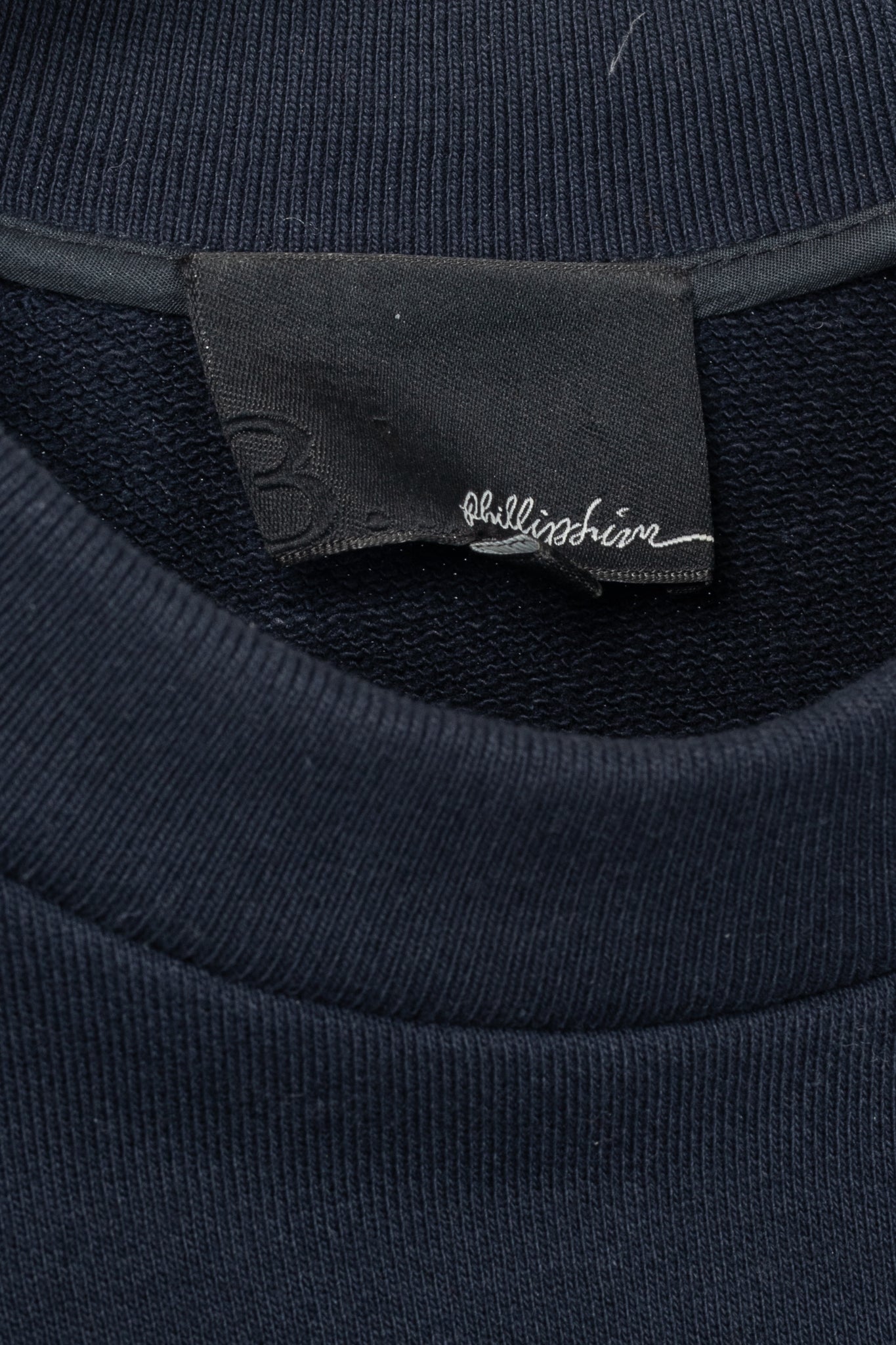 3.1 Phillip Lim SS13 Navy Short-Sleeve Pullover with Poplin Shirt Tail