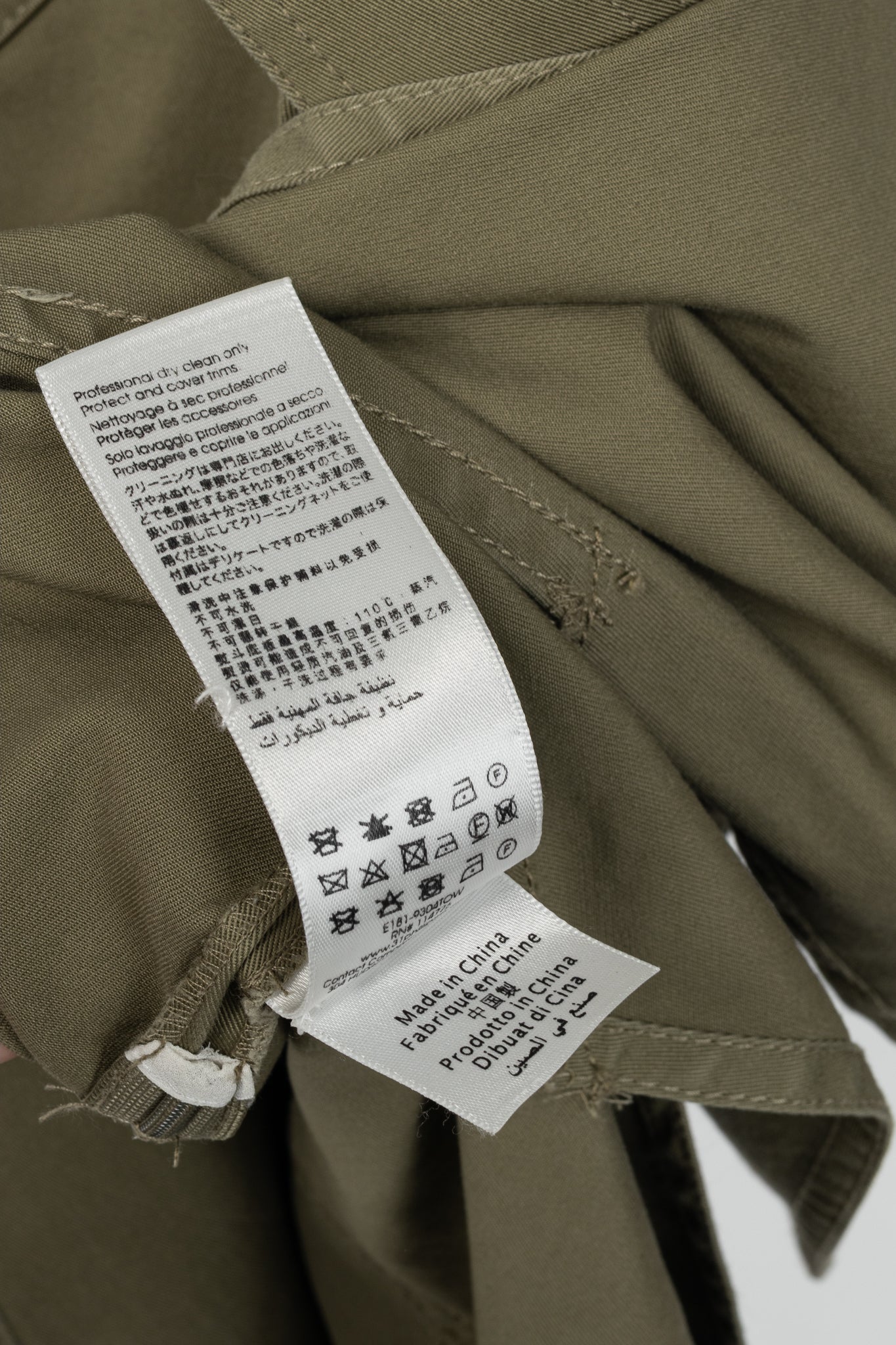 3.1 Phillip Lim R18 "Green" Utility Belted T-Shirt Dress