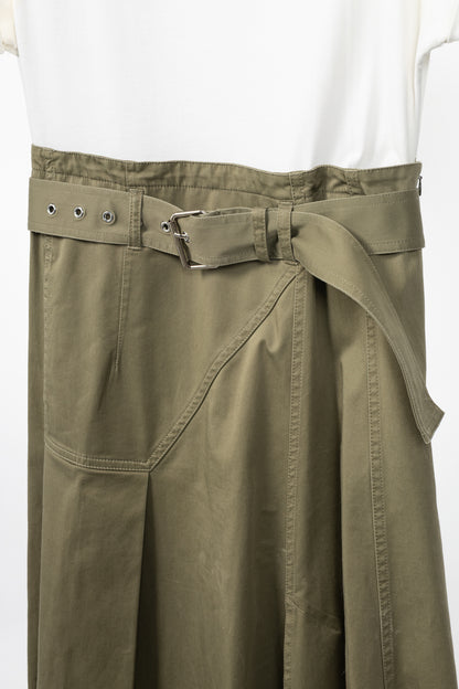 3.1 Phillip Lim R18 "Green" Utility Belted T-Shirt Dress