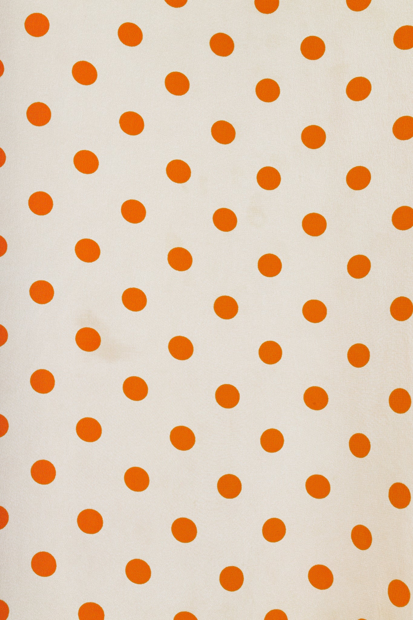 3.1 Phillip Lim R/14 White & Orange Polka Dot Cropped Boxy Tee