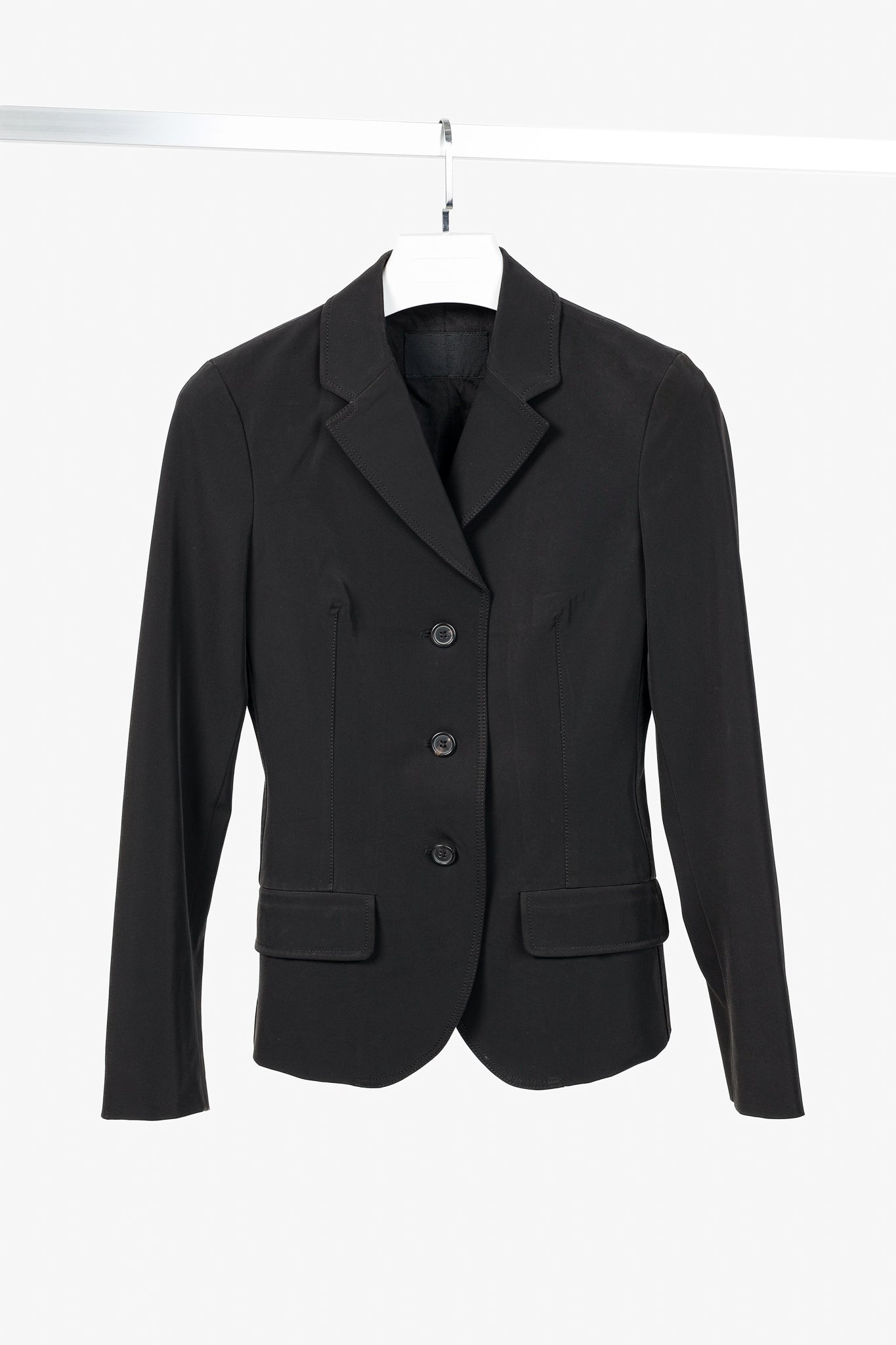 Prada Black Twill 3-Button Blazer