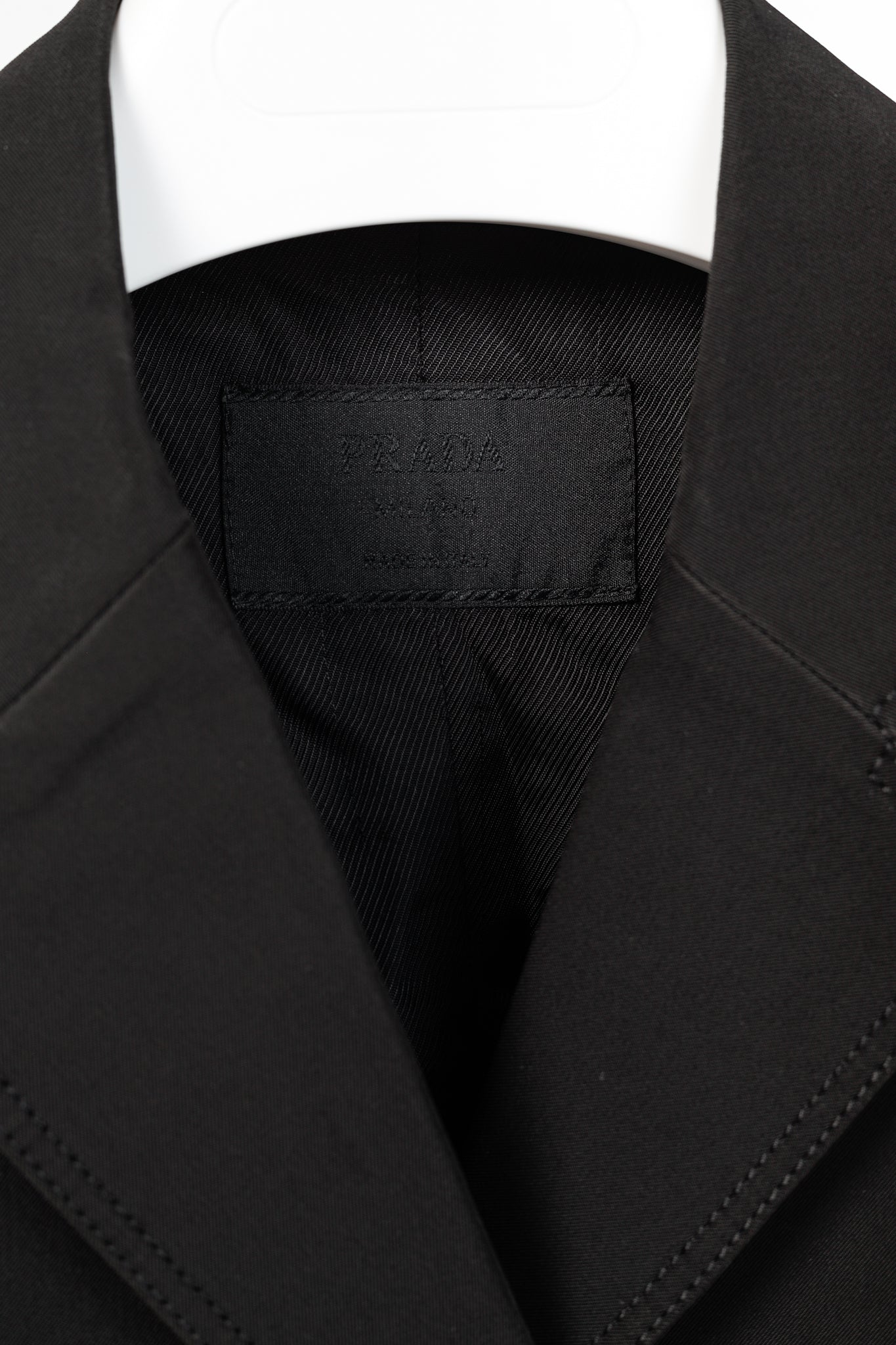 Prada Black Twill 3-Button Blazer