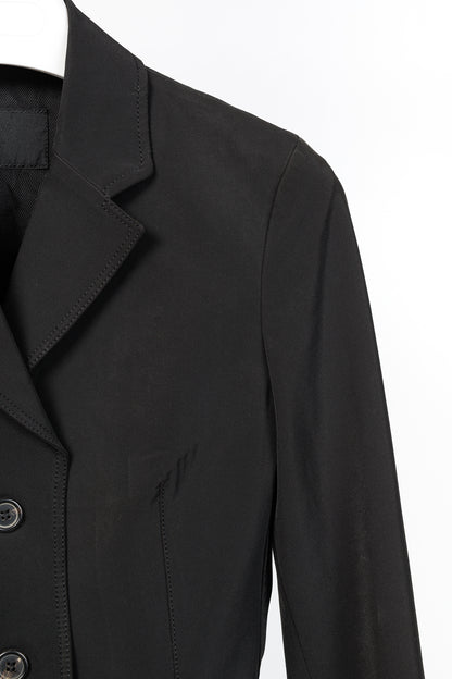 Prada Black Twill 3-Button Blazer