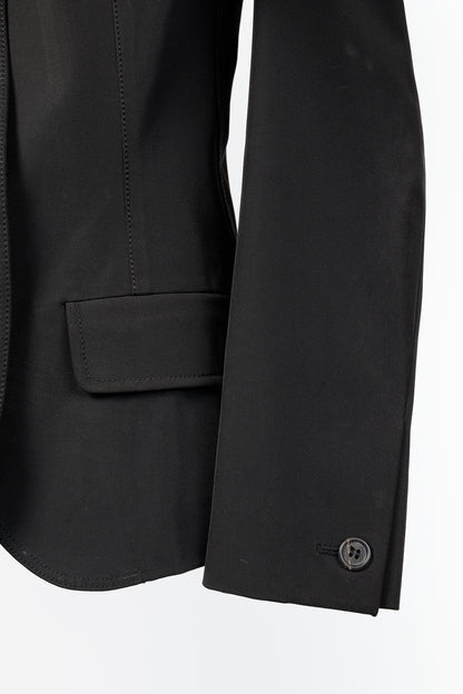 Prada Black Twill 3-Button Blazer
