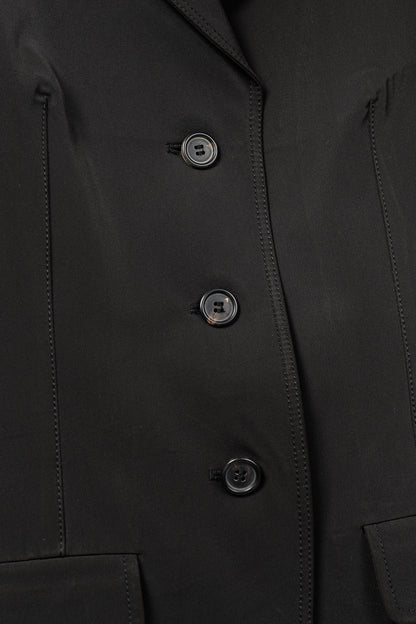Prada Black Twill 3-Button Blazer