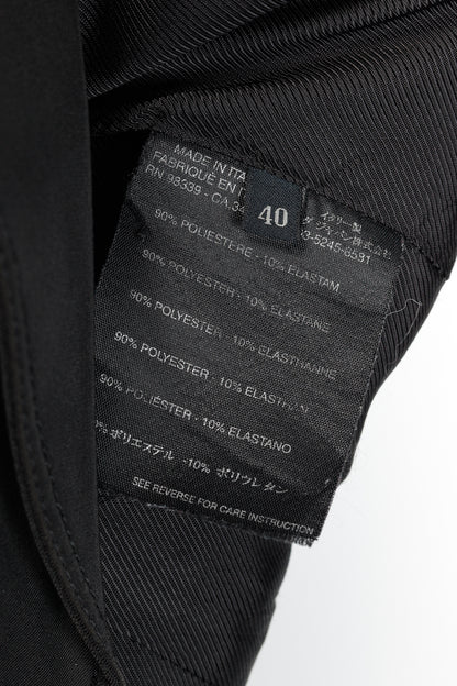 Prada Black Twill 3-Button Blazer