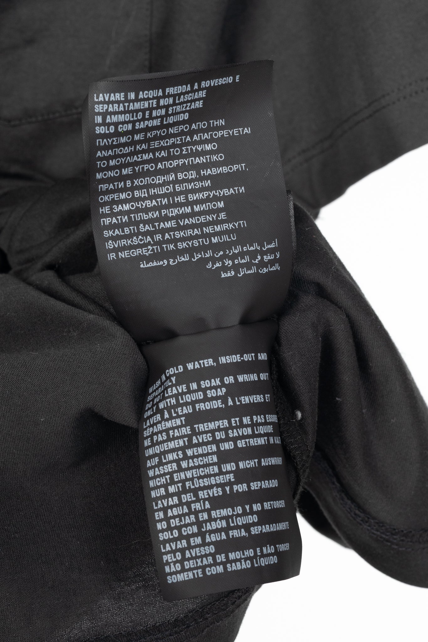 Prada Black Cotton-Jersey Pocket T-Shirt