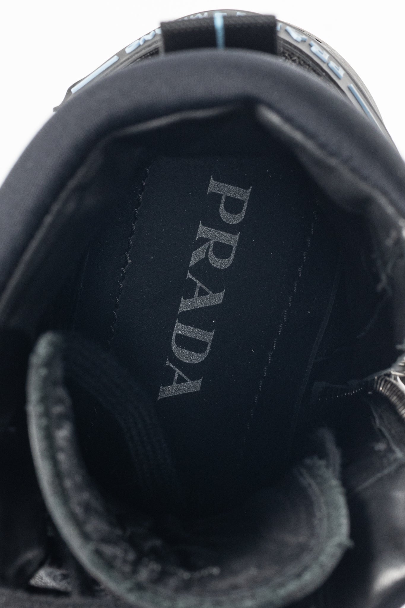 Prada AW18 Black Leather Clip-Detail Combat Boots