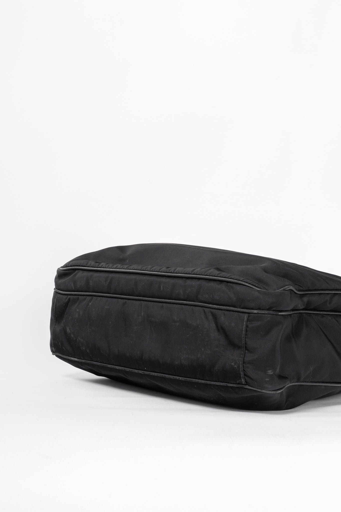 Prada Nero Tessuto & Saffiano-Leather 2-Way Tote