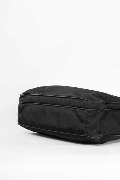 Prada Nero Tessuto & Saffiano-Leather 2-Way Tote