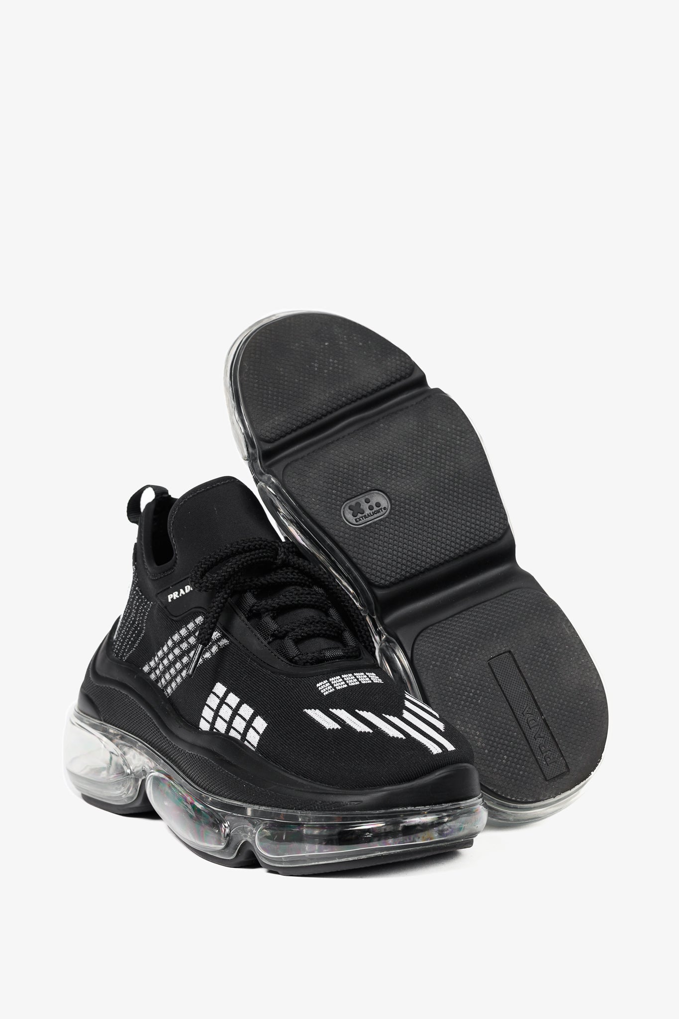Prada Cloudbust Nero Nylon Tech Low-Top Sneakers