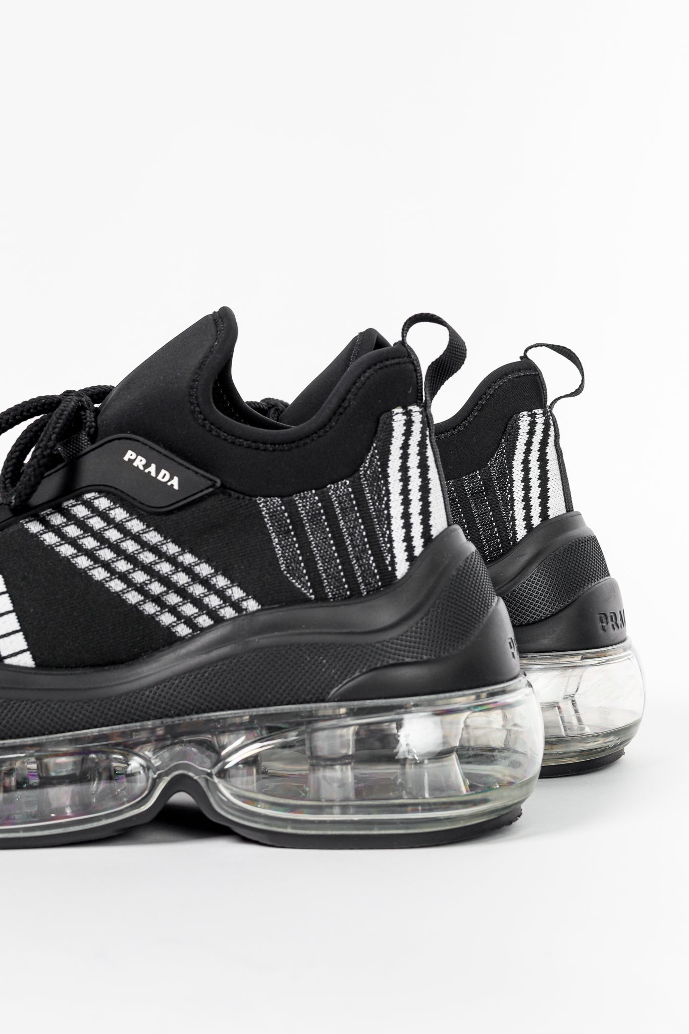 Prada Cloudbust Nero Nylon Tech Low-Top Sneakers