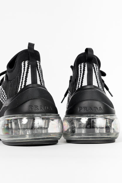 Prada Cloudbust Nero Nylon Tech Low-Top Sneakers
