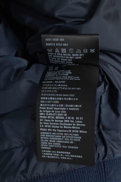Prada Green Nylon Hooded Puffer Jacket