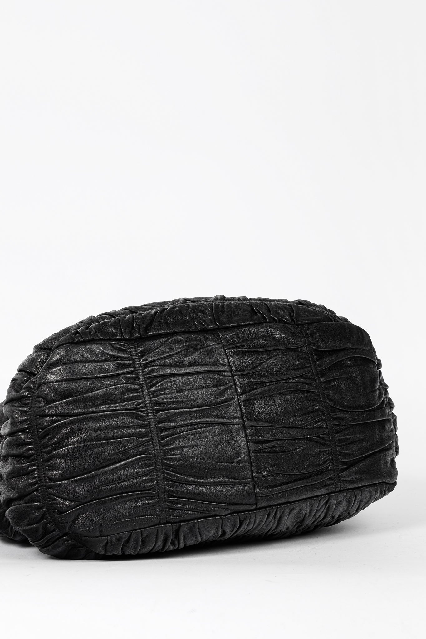 Prada Nero Nappa Gaufre Leather Tote