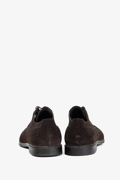 Prada Moro Suede Wingtip Derbies