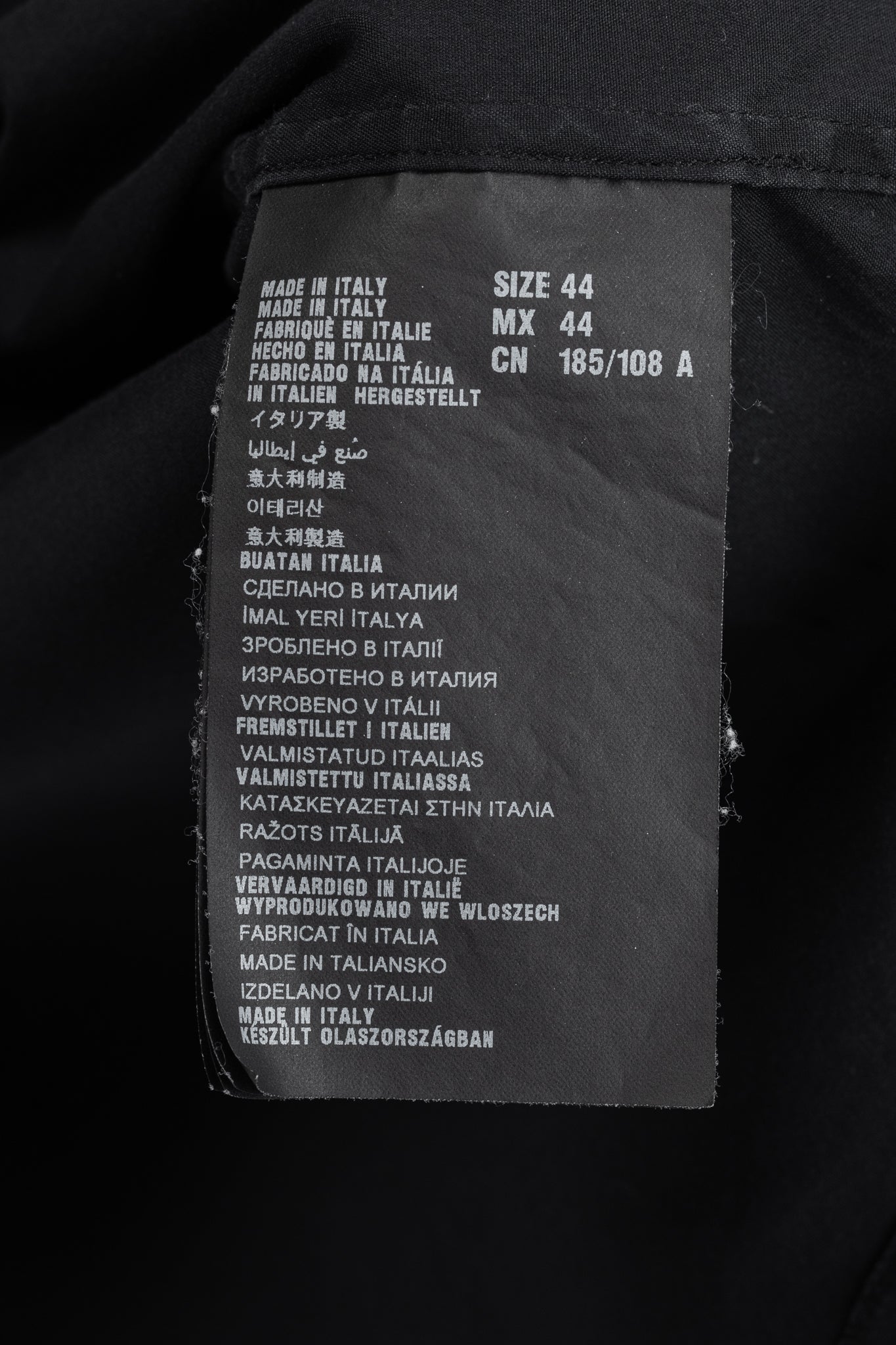 Prada Black Cotton-Poplin Buttoned Shirt