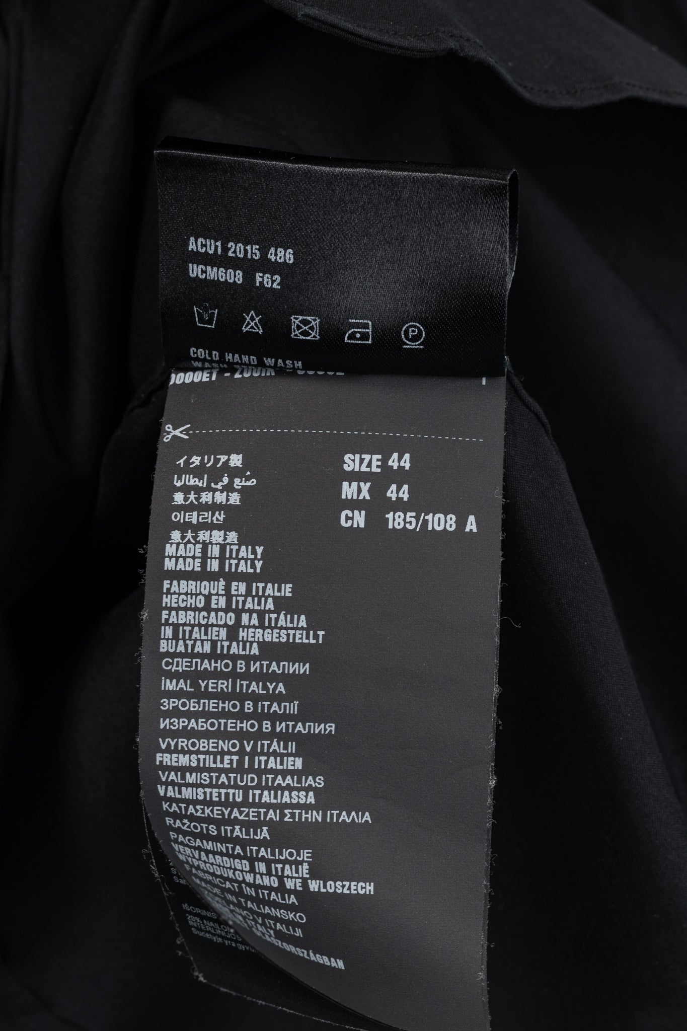 Prada Black Cotton-Poplin Buttoned Shirt