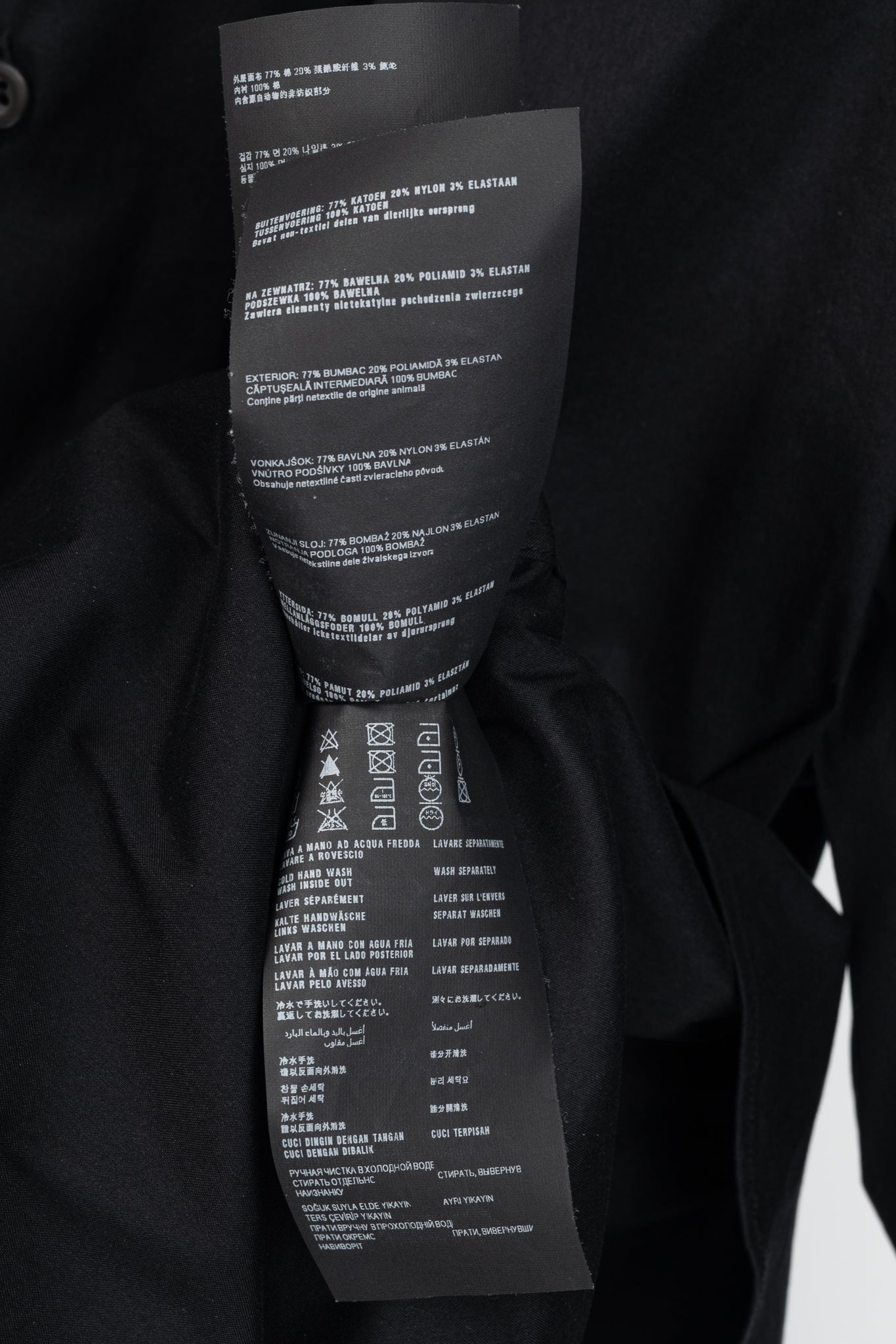 Prada Black Cotton-Poplin Buttoned Shirt