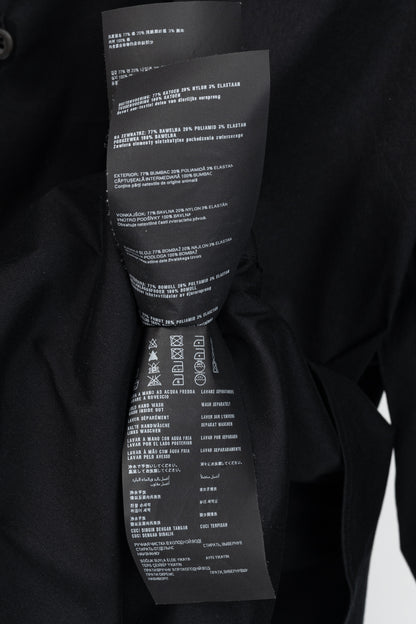 Prada Black Cotton-Poplin Buttoned Shirt