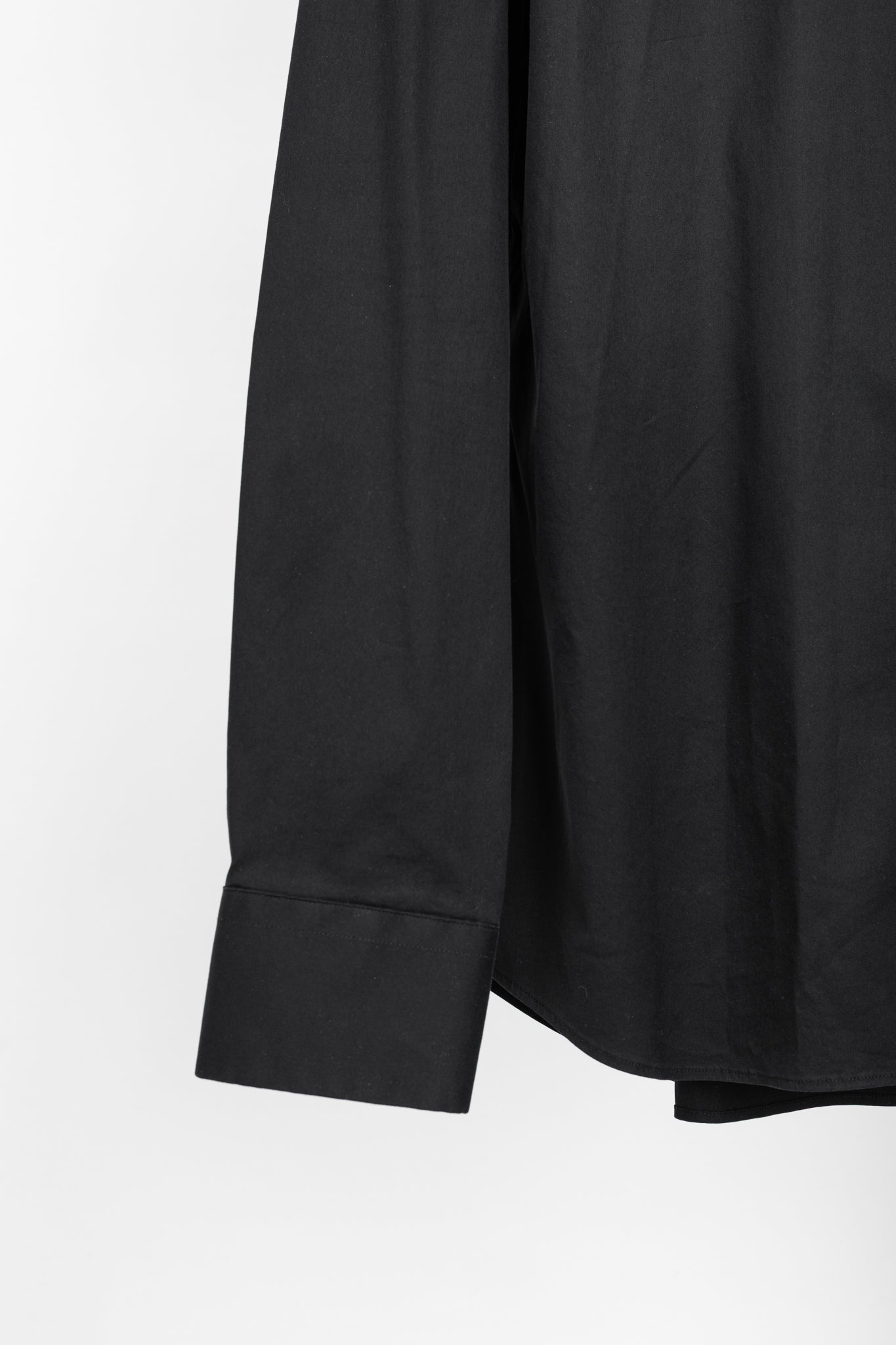 Prada Black Cotton-Poplin Buttoned Shirt